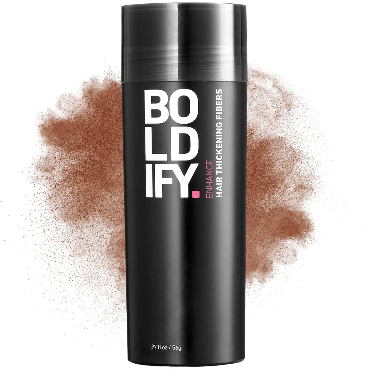 BOLDIFY Hair Fibers (12g) - Fill In Thinning and Fine Hair for an Instantly Fuller, Thicker Look - 14 Shades for Women & Men - Dark Brown