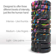 Trigger Point Releasing Foam Massage Roller with Medium Compression for Exercise, Stretching, and Muscle Recovery - Relieves Muscle Tightness, Improves Mobility, and Circulation