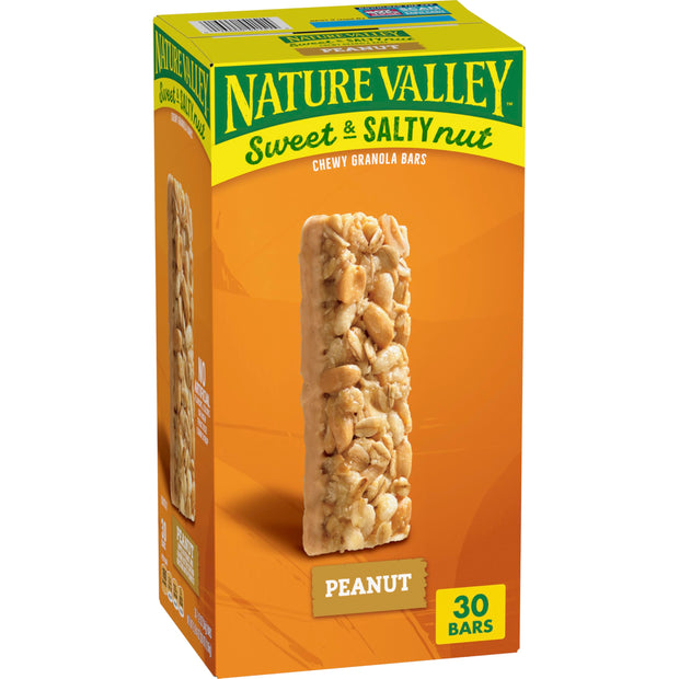 Nature Valley Sweet and Salty Nut Granola Bars, Dark Chocolate Peanut Almond, 24 Bars, 28.8 oz