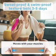 OK TAPE Kinesiology Tape Pre Cut Strips Bulk (150 PCS),Elastic Cotton Latex Free Hypoallergenic Athletic Tape Roll for Muscle Joint Knee,Waterproof k Tape 2in×10in/PCS