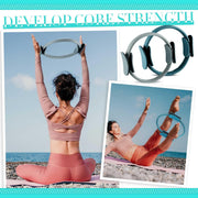 Poen Home Pilates Kit for Women Pilates Equipment Ring and Ball Set with Stretching Strap 8 Resistance Bands Non Slip Socks Gym Back Bags Exercise Equipment for Workout