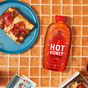 Nate's Hot Honey - 100% Pure Honey Infused with Habanero Chili Pepper Flakes, Award-winning Taste - 32 oz Squeeze Bottle