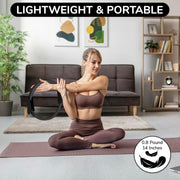 TOPZGLEEY Pilates Ring and Ball Set with Resistance Bands - Pilates Equipment for Home Workout - 14'' & 12'' Pilates Rings, 2 Pilates Balls, 5 Resistance Bands,Guide