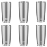 WETOWETO 20oz Tumbler, Stainless Steel Vacuum Insulated Coffee Travel Mug, Double Wall Powder Coated Insulated Coffee Mug Travel Mug with Lid Thermal Cup for Outdoor (Navy Blue, 1 Pack)