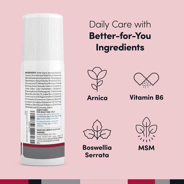 Penetrex Joint & Muscle Therapy - Soothing Muscle Rub for Back, Neck, Hands, Feet - Premium Whole Body Rub with Arnica, Vitamin B6 MSM & Boswellia - Non-Greasy 2oz Cream