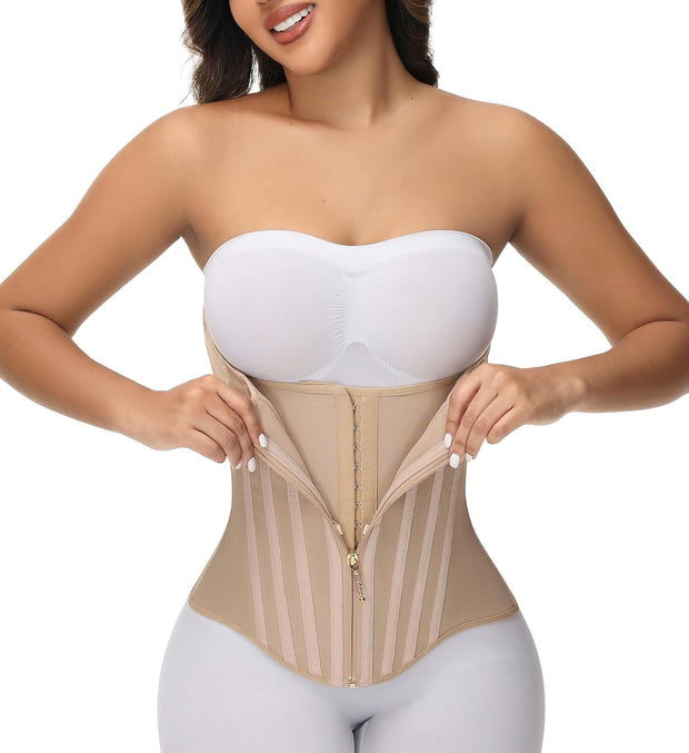 SHAPSHE Waist Trainer for Women Tummy Control Waist Cincher Corset Sport Workout Body Shaper Postpartum Belly Band Gym