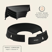 Retrospec Luna Exercise Ball with Pump - Anti-Burst Fitness Equipment for Yoga, Core Training & Stability - Home Gym Swiss Ball for Office & Pregnancy