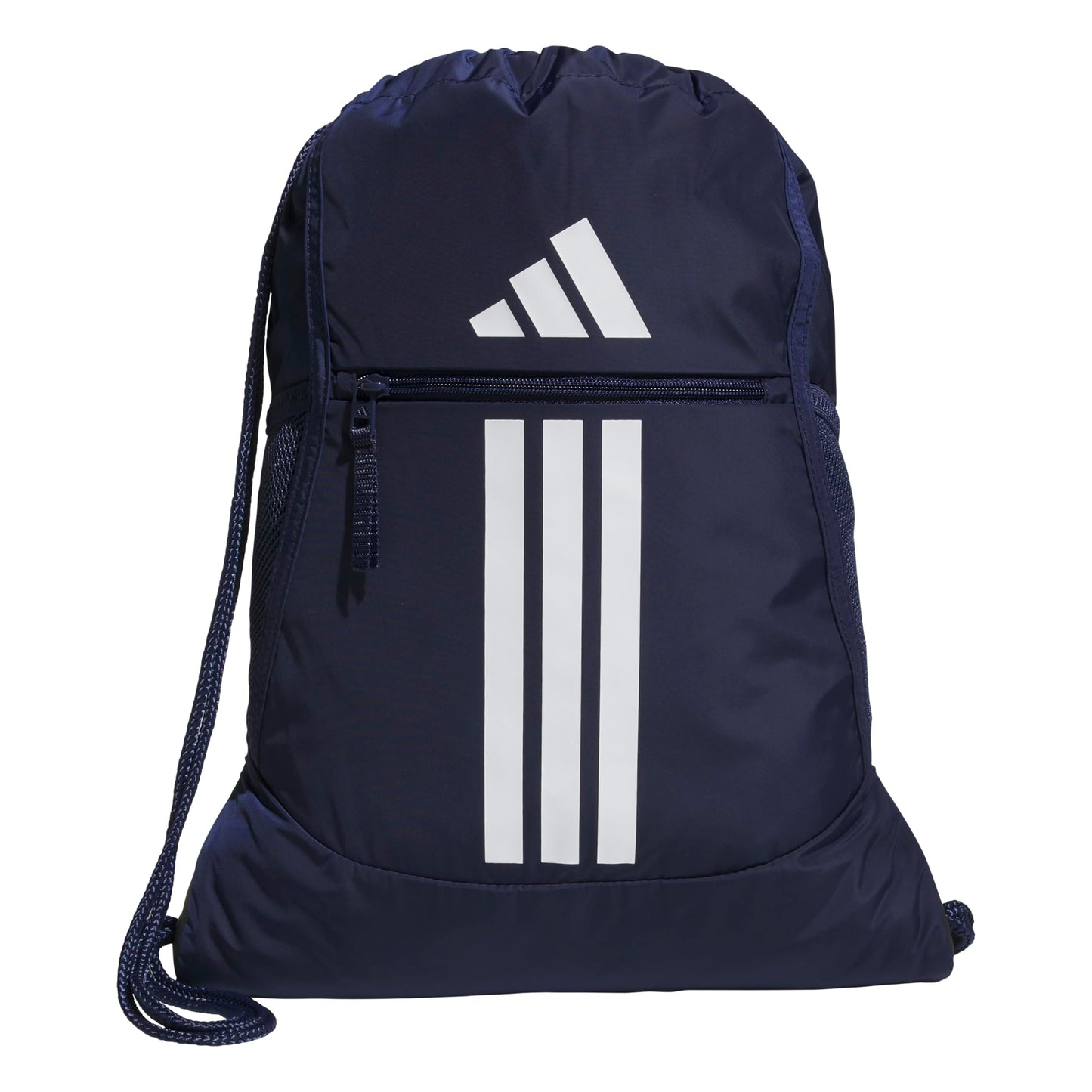 adidas Alliance Sackpack, Drawstring Backpack, Lightweight Small Gym Bag for Women and Men, Black, One Size