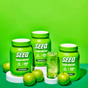 SEEQ Supply Clear Whey Protein Powder - 22 Servings, 22g Protein Per Serving - Sour Green Apple