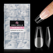 UNA GELLA Solid Nail Glue Gel Soft Gel Nail Tips Glue 15ml Lamp Curing Needed Solid Soak Off Glue Super Strong Nail Glue For Fake Acrylic Nails Extension Press On Nails