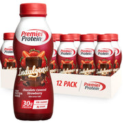Premier Protein Indulgence Protein Shake, 30g Protein, 3g Sugar, Salted Caramel Truffle, 11.5 fl oz, Pack of 12