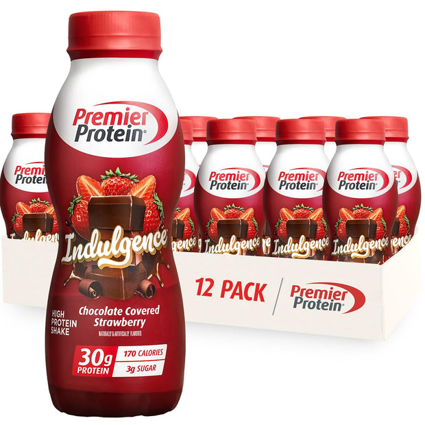 Premier Protein Indulgence Protein Shake, 30g Protein, 3g Sugar, Salted Caramel Truffle, 11.5 fl oz, Pack of 12