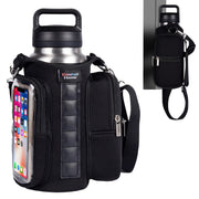 Magnetic Gym Bags for Men & Women with Adjustable Strap,Magnetic Bag Company Water Bottle Holder for Travel, Work,Sports,Water Bottle Sling Bag with Pocket