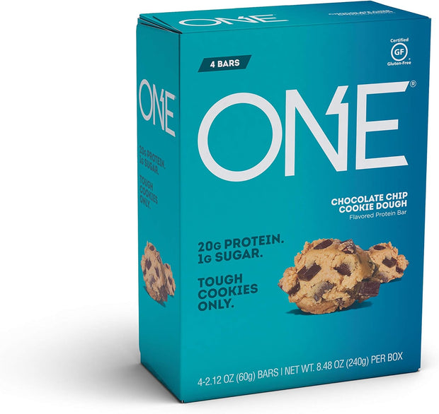 One Protein Bars Chocolate Chip Cookie Dough, 2.12 Oz, 4 Ct