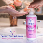 Vagisil Feminine Wash for Intimate Area Hygiene, Odor Block, Gynecologist Tested, Hypoallergenic, 16.9 oz with Pump