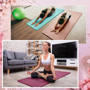 Timgle 6 Pcs 10mm Thick Yoga Mat, 68 x 24 Inches, Anti-Slip Tear-Resistant Exercise Mat for Adult Fitness, Stretching, Home Workout and Studio