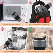 KETIEE Travel Coffee Mug Spill Proof 12oz, Insulated Reusable Coffee Cups with Seal Lid, Vacuum Stainless Steel Travel Mug to Go Car Tumbler for Hot/Ice Drinks (Grey)