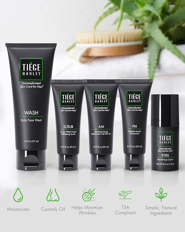 Tiege Hanley Level 2 Routine + Glycolic Pads Bundle