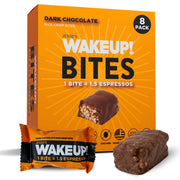 WAKE UP!™ Chocolate Caffeinated Protein Bars – 350 mg Clean Caffeine (1 Bar = 3 Espressos) • Vegan, Gluten-Free, Kosher • Plant-Based Energy + Protein • On-the-Go Focus & Endurance
