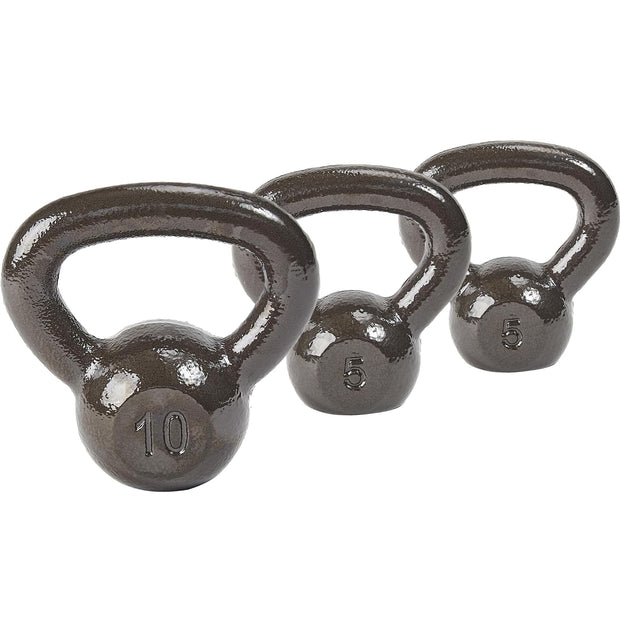 Kettlebell Cast Iron Solid Smooth Weights for Strength Training, Home Workout Gym, Training Kettlebells Sets for Women & Men