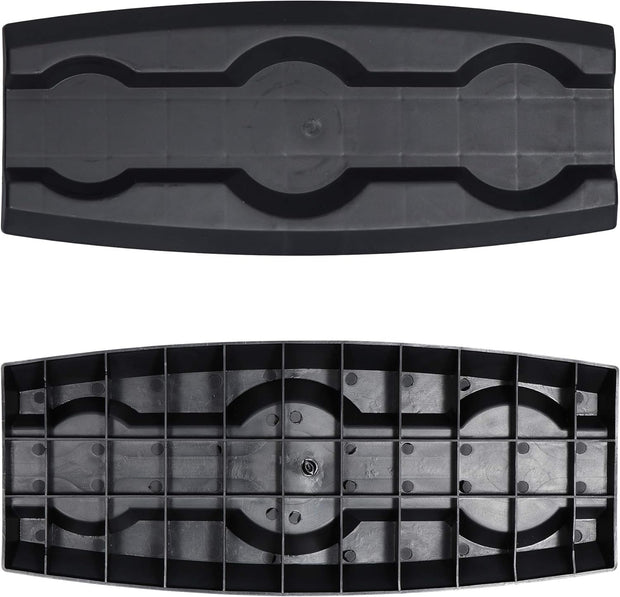 Nouva 3-Piece Kettlebell Sets with Storage Rack, 5lb, 10lb, 15lb Strength Training Kettlebells Wide Grip Kettlebell Exercise Fitness Weight Set for Home Gym Weightlifting, Strength & Core Training