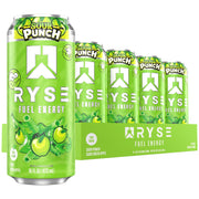 RYSE Fuel Energy Drink - Variety Pack - Sugar Free, Gluten Free & Vegan - 200mg Natural Caffeine, Taurine & Choline for Focus & Energy - No Artificial Colors - 16 fl oz Cans (12-Pack)