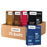RXBAR Protein Bars, Snack Bars, Variety Pack (5 Boxes, 25 Count)