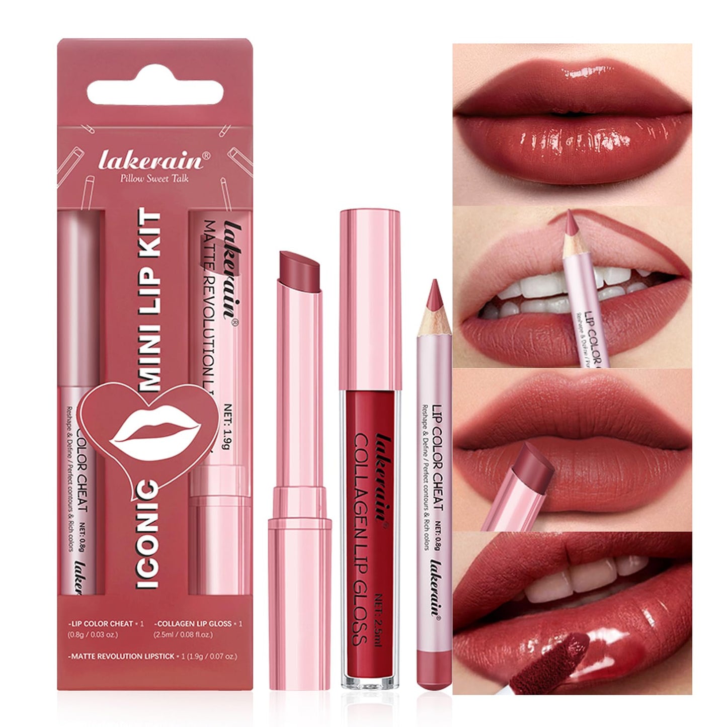BestLand 12Pcs Matte Liquid Lipstick + Lip Liner Pens Set, Velvety Nude Lip Stain Waterproof Long Wear Makeup Gift Set