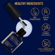 Valitic Strong Nail Glue and Strengthener - Quick Dry Brush On Gel for Long Lasting Nails - Adhesive Bond for False Nails - Strengthener for Nail Tips - 1 PACK