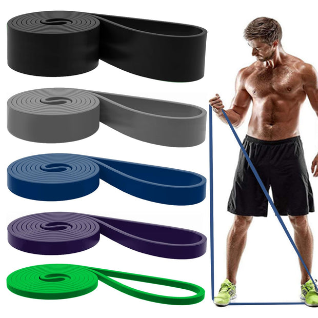 Resistance Bands, Pull Up Assist Bands - Workout Bands, Eexercise Bands, Long Resistance Bands Set for Working Out, Fitness, Training, Physical Therapy for Men Women