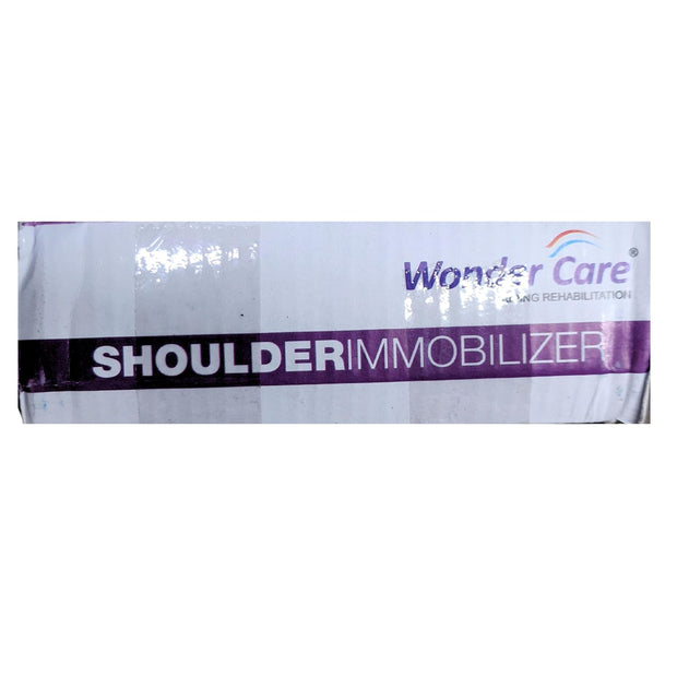 Wonder Care Left Right Shoulder Immobilizer Arm Sling Elastic Brace for Clavicle Collar Bone Dislocation Subluxation Shoulder stabilizer Compression Brace After Rotator Cuff Surgery