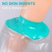 Waterproof Leg Cast Cover for Showering, Reusable Shower Sleeve for Lower Leg After Surgery, Watertight Non-Slip Adult Fracture Protector Bag, Water Proof Medical Covers for Calf/Ankle/Wound/Bandages