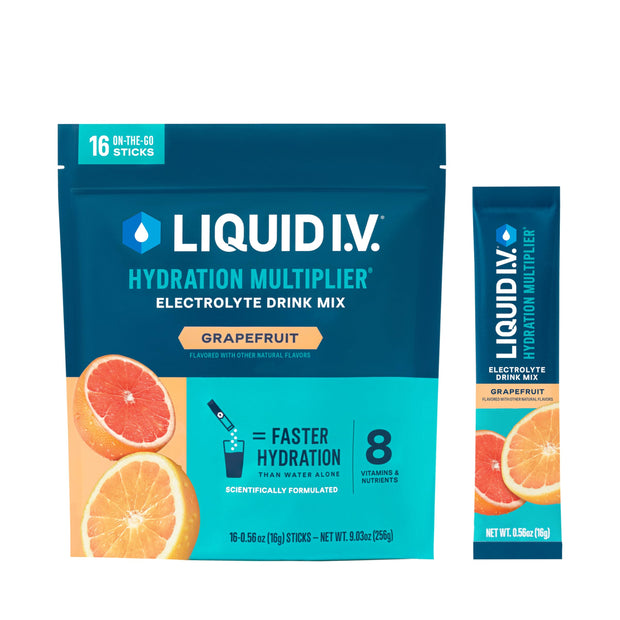 Liquid I.V.® Hydration Multiplier - Lemon Lime | Electrolyte Powder Drink Mix | 1 Pack (16 Servings)