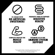 Oikos Protein Shake, Salted Caramel, 30g High Protein Drinks, Shelf Stable, Ready to Drink, 5g Prebiotic Fiber, 12 fl oz Bottle, 12 Count