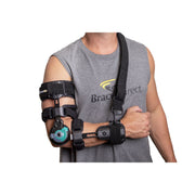 ROM Hinged Elbow Brace - Adjustable Range of Motion for Post-Op Recovery, Tendon & Ligament Repair, Fracture Support - PDAC L3760/L3761 (Right Arm)