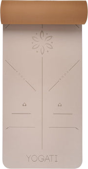 Yoga Mat with Alignment Lines. Yoga Mats with carry strap perfect for Pilates and Fitness Workout, Eco Friendly Non Slip Thick Yoga Mats for women and men - Yoga Matt.