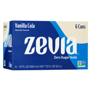 Zevia Zero Sugar Soda, Cola, 12 Ounce Cans (Pack of 12)