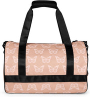 Nxt Moda Butterfly Crossbody Duffle Overnight Travel Carry On Gym Bag Women Sports Fitness Inside & Outside Pocket Cute Fashion Animal Print Shoulder Pads Water Proof Machine Washable (Zinn)