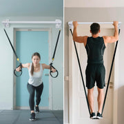 Wall Mounted Doorway Pull Up Bar, Heavy Duty Strength Training Pull-Up Bars for Doorframe, Support Beam or Joist Mount Thick Metal Sturdy Construction Support 500 lbs