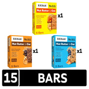 RXBAR Nut Butter and Oat Protein Bars, Snack Bars, Variety Pack (3 boxes, 15 Count)