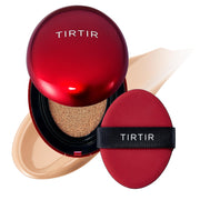 TIRTIR Mask Fit Red Cushion Foundation | Full coverage, Weightless, Skin fit, Satin Glow Finish, Korean Makeup, beauty, Tattoo cover up, Buildable (#29N Natural Beige, 0.63 Fl Oz)