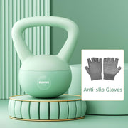 RUNWE Soft Kettlebell - Weight Options for 25, 20, 15, 10 and 5 LB Strength Training Kettlebells Weight Iron Sand Filled Shock-Proof Hand Weights for Women Men or Children