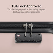 NINETYGO Carry On Luggage 22x14x9 Airline Approved, 20 Inch Luggage with Smooth Spinner Wheels, Lightweight, Hard Shell PC Suitcase Carry-On, Travel Luggage, TSA Approved (Pink, Rhine Basic)