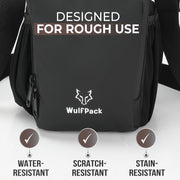 WulfPack Magnetic Gym Bag, Magnetic Bottle Bag, Water Bottle Carrier Holder with Large Phone Pockets, Large Pockets, Gym Bag, Work, and Sports