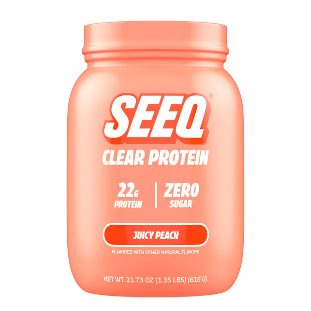SEEQ Supply Clear Whey Protein Powder - 22 Servings, 22g Protein Per Serving - Sour Green Apple