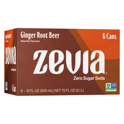 Zevia Zero Calorie Soda, Mountain Zevia, 12 Ounce Cans (Pack of 6)