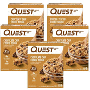 Quest Nutrition Mini Chocolate Chip Cookie Dough Protein Bars, 8g Protein, 1g Sugar, 2g Net Carbs, Gluten Free, 14 Count