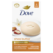 Dove Beauty Bar Soap Shea Butter, 8 Count