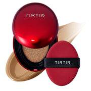 TIRTIR Mask Fit Red Cushion Foundation | Full coverage, Weightless, Skin fit, Satin Glow Finish, Korean Makeup, beauty, Tattoo cover up, Buildable (#29N Natural Beige, 0.63 Fl Oz)