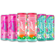 New Alani Energy Drinks Strawberry Sunrise, Watermelon Wave, Pink Slush Flavors Variety Pack Sugar-Free, Low-Calorie, 200mg Caffeine, Energy Boost Drink 12 fl oz (Pack of 6)